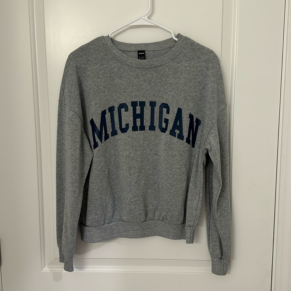 SHEIN Michigan crewneck